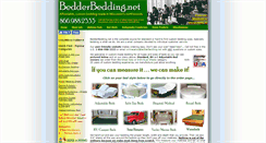 Desktop Screenshot of bedderbedding.net